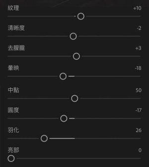 調整數據